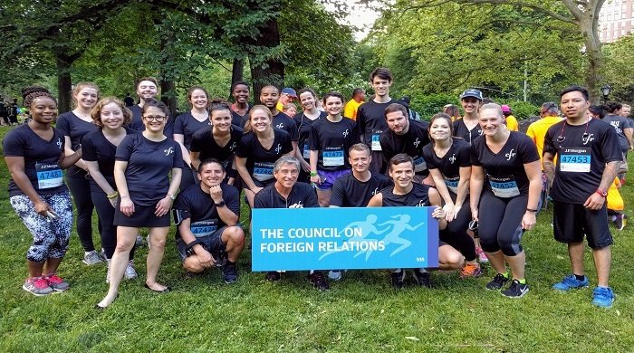 Team CFR at the J.P. Morgan Corporate Challenge