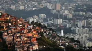 A view of the Turano slum in Rio de Janeiro