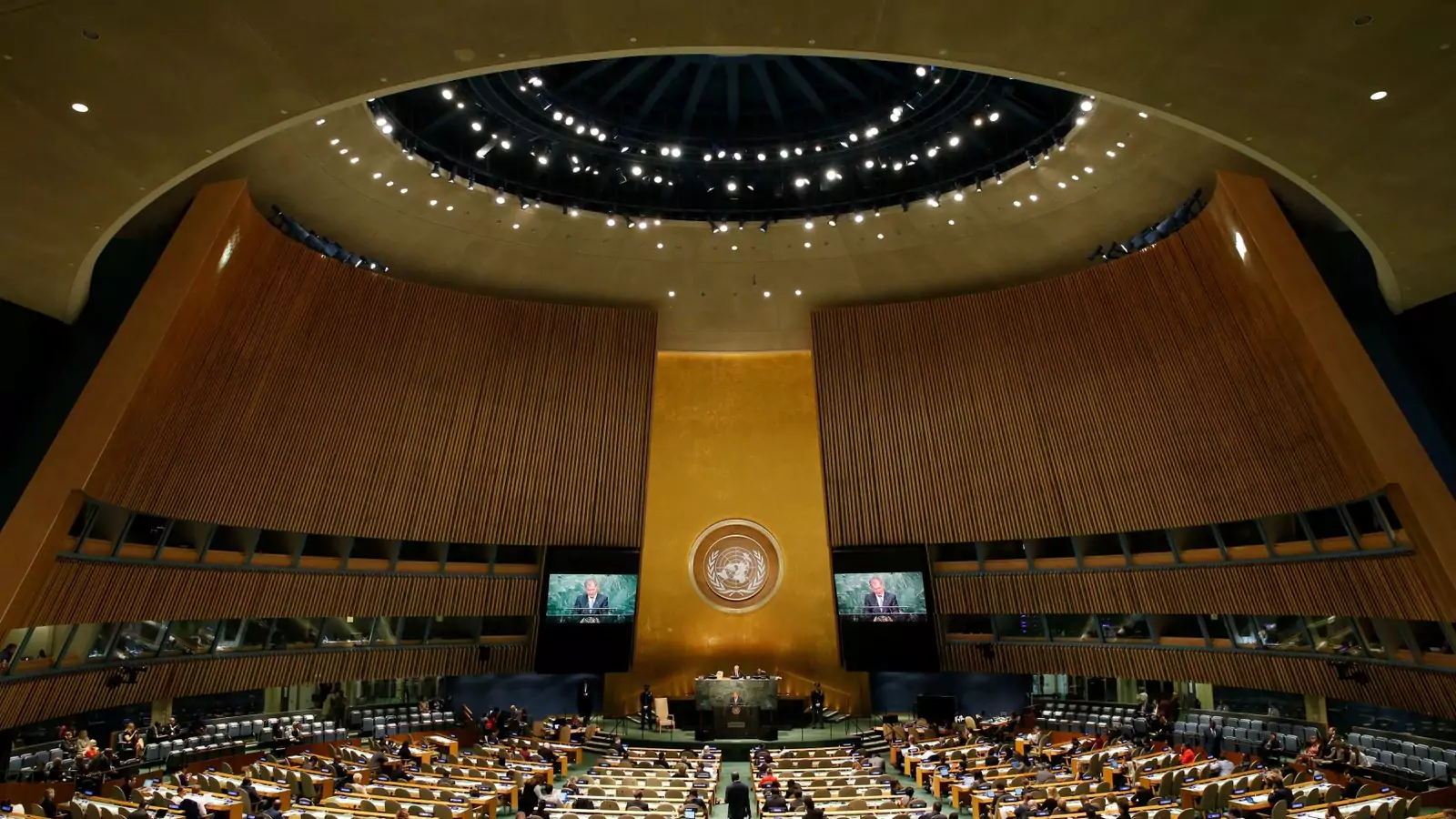 The seventieth session of the United Nations General Assembly at the UN headquarters in New York on September 29, 2015. 