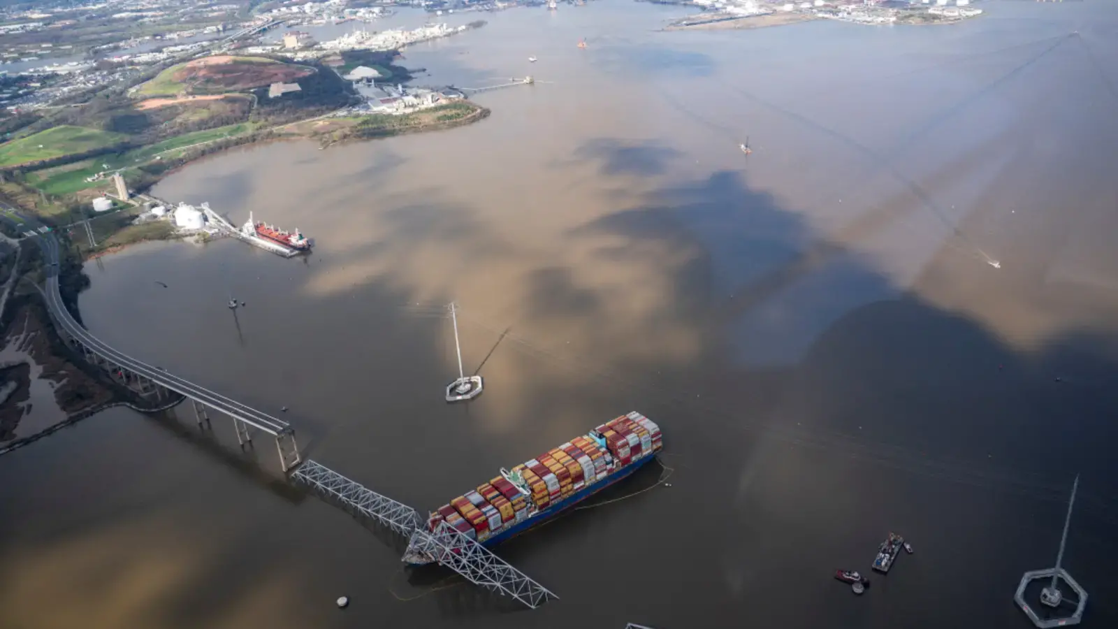 An Asia-bound cargo ship struck Baltimore’s Francis Scott Key Bridge in March 2024.
