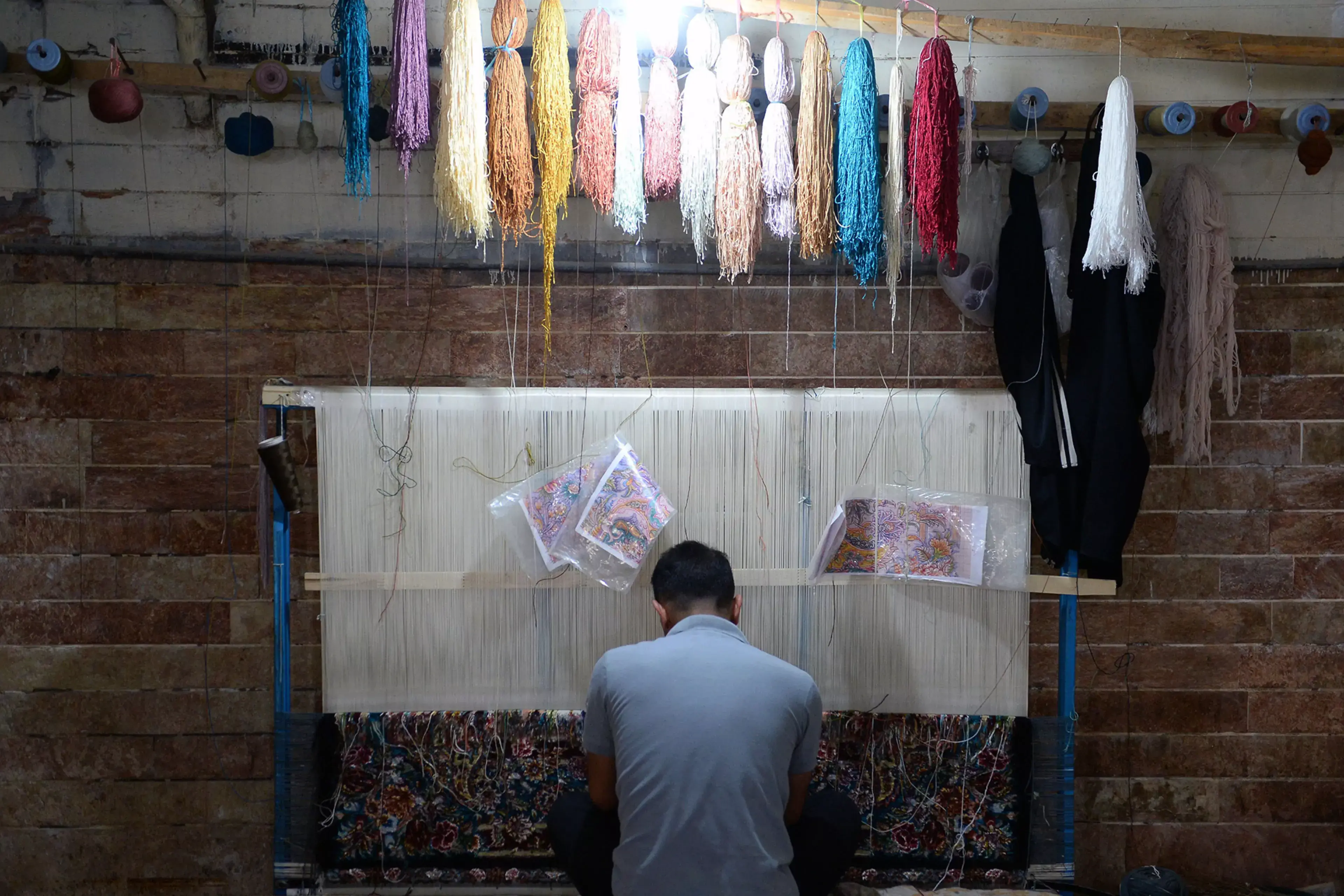 The handmade Persian rug industry took a hit due to U.S. sanctions.