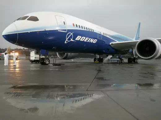 Seattle, Washington has an aviation cluster with facilities such as the final assembly plant for the Boeing 787 Dreamliner, seen here at Boeing Field after its maiden flight in December 2009. (Robert Sorbo/Courtesy Reuters)