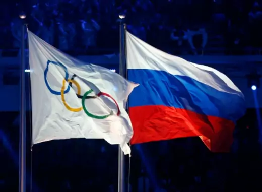 Russia Olympic Flags