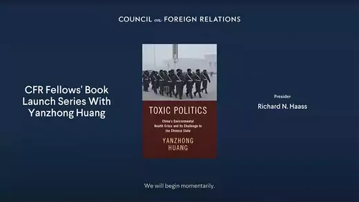 CFR Fellows' Book Launch Series Guest Event With Yanzhong Huang