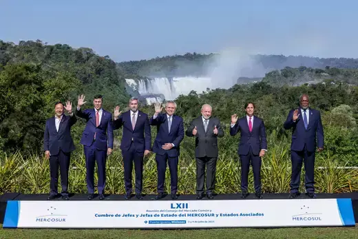 Photo of Mercosur Leaders at July Summit