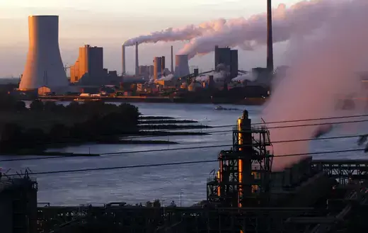 A coal power plant is pictured in Walsum, a suburb of the western town of Duisburg October 2, 2012.