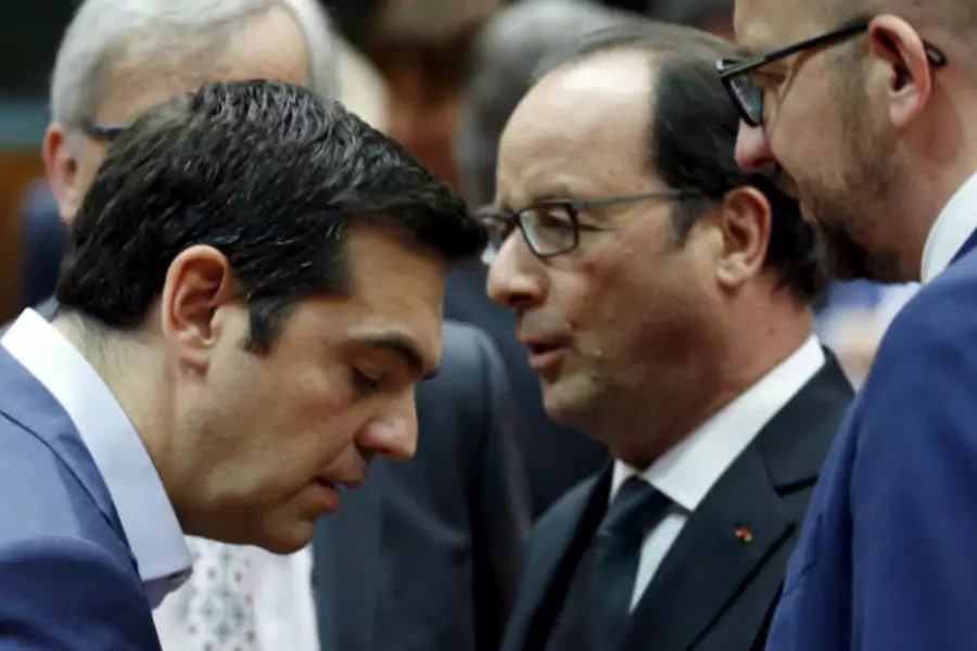 Tsipras and Hollande