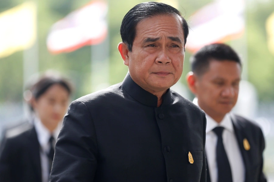 Thailand's Prime Minister Prayuth Chan-ocha arrives to attend a weekly cabinet meeting at Government House in Bangkok, Thailand on June 13, 2017.