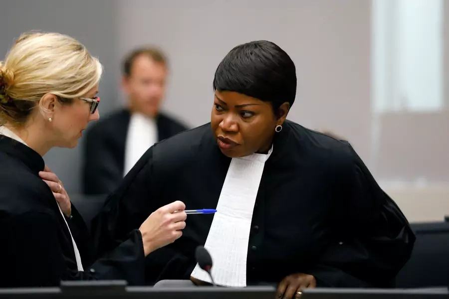 Public Prosecutor Fatou Bensouda attends the trial of Congolese warlord Bosco Ntaganda at the International Criminal Court in the Hague, the Netherlands on August 28, 2018.