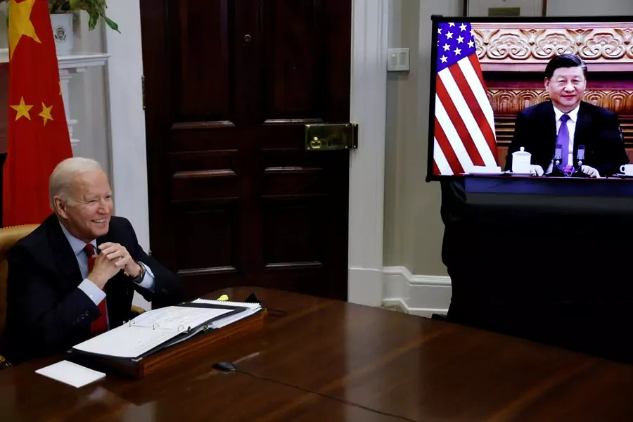 Biden meets with Xi virtually on Monday night 