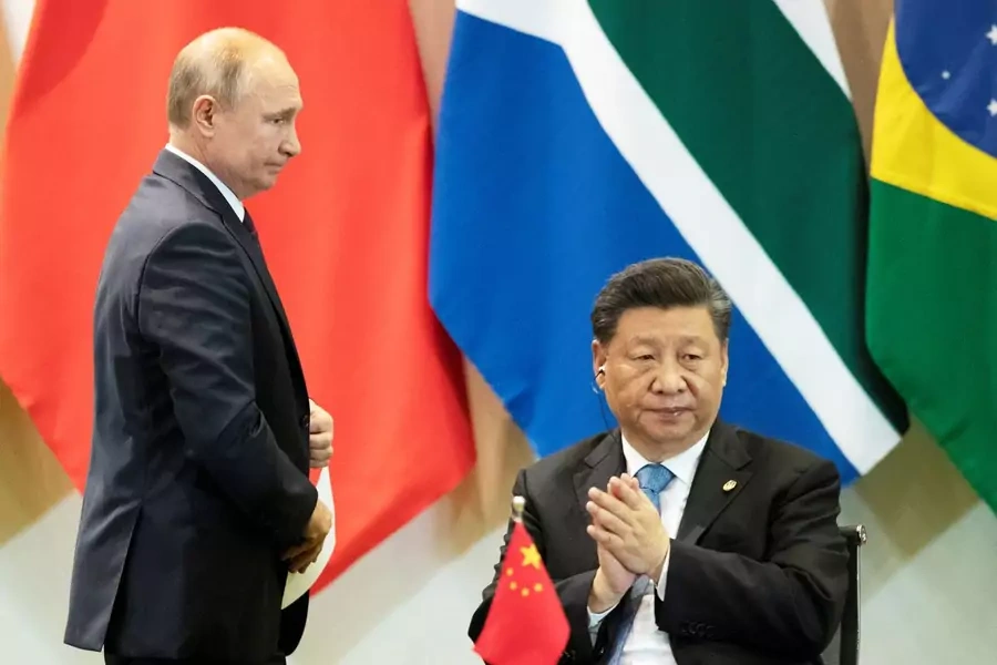 Russian President Vladimir Putin and Chinese President Xi Jinping in 2019.
