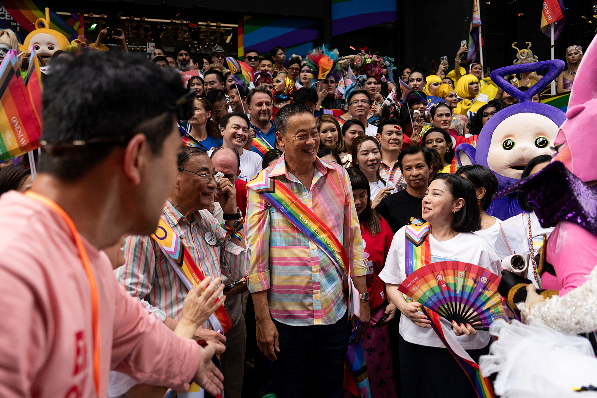Prime Minister Srettha Thavisin participating in the opening ceremony of Bangkok Pride 2024 in Bangkok 