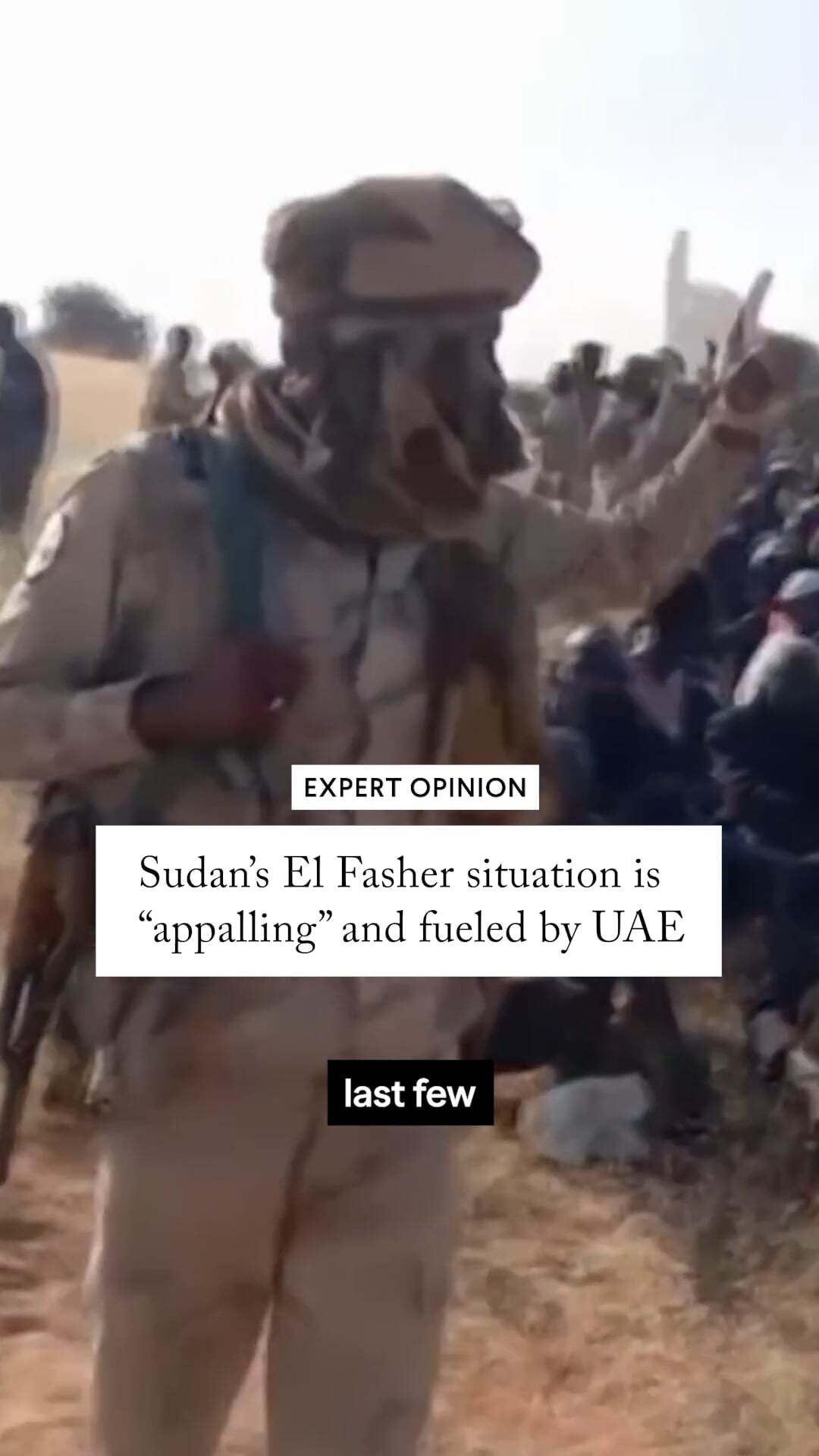 Sudan’s ‘appalling’ situation in El Fasher has little hope of de-escalating