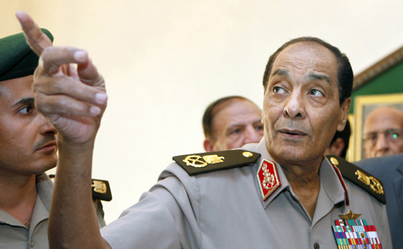 Head of Egypt’s ruling military council Field Marshal Tantawi.