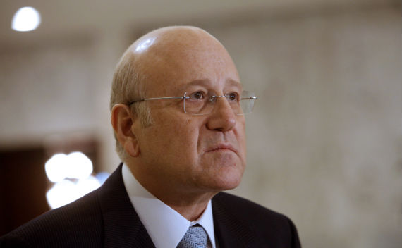 Abrams-Mikati-20110125.jpg Lebanese prime minister-designate Mikati attends a news conference in Baabda (Jamal Saidi/Courtesy Reuters)