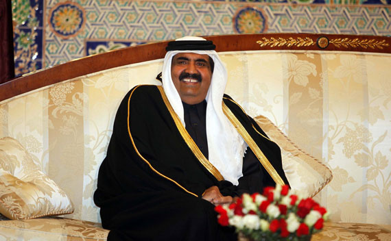 Qatar’s Emir Sheikh Hamad bin Khalifa al-Thani on December 2, 2010. 