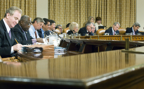 Members of the U.S. Joint Select Committee on Deficit Reduction, otherwise known as the super committee. (Jonathan Ernst/courtesy Reuters)