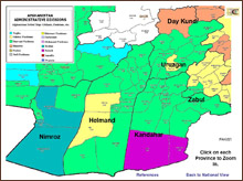 Map of Afghanistan