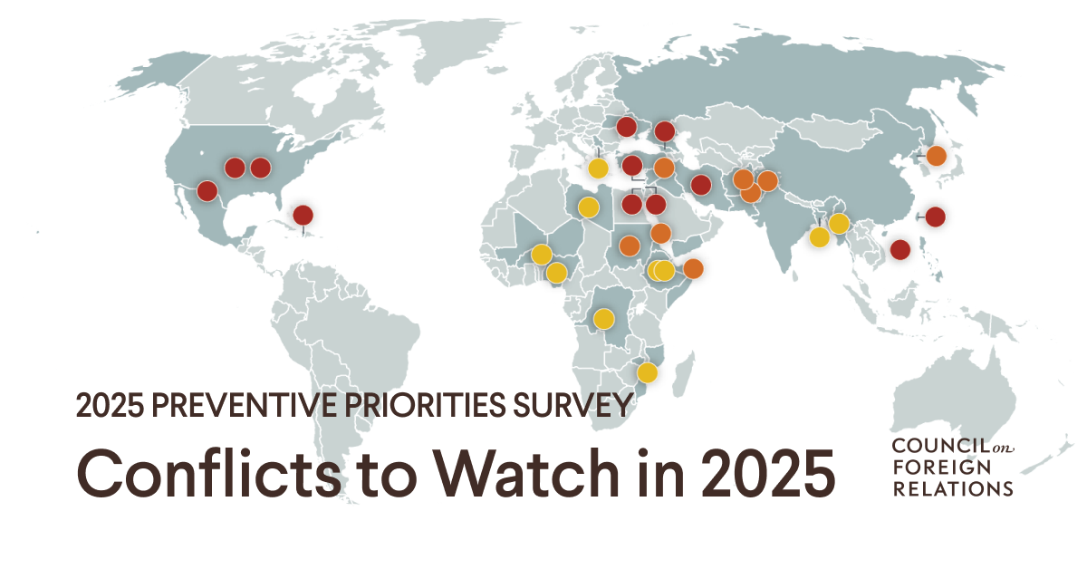 Conflicts to Watch in 2025
