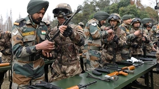Indian and Chinese Soldiers