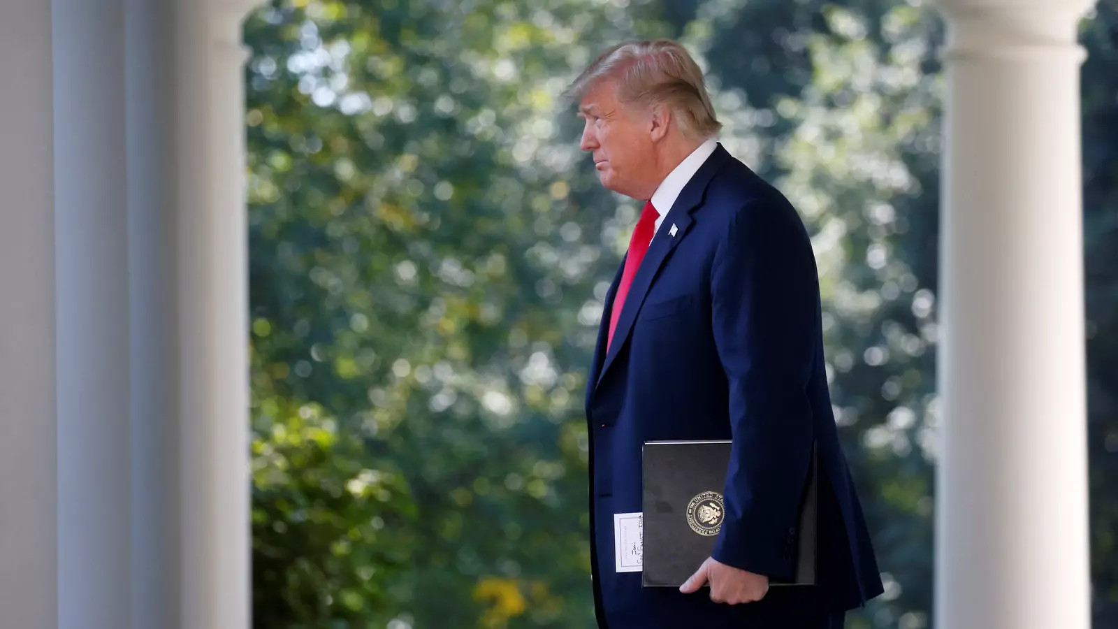 U.S. President Donald Trump arrives to deliver remarks on the United States-Mexico-Canada Agreement (USMCA) at a news conference in the Rose Garden of the White House in Washington, U.S., October 1, 2018. 