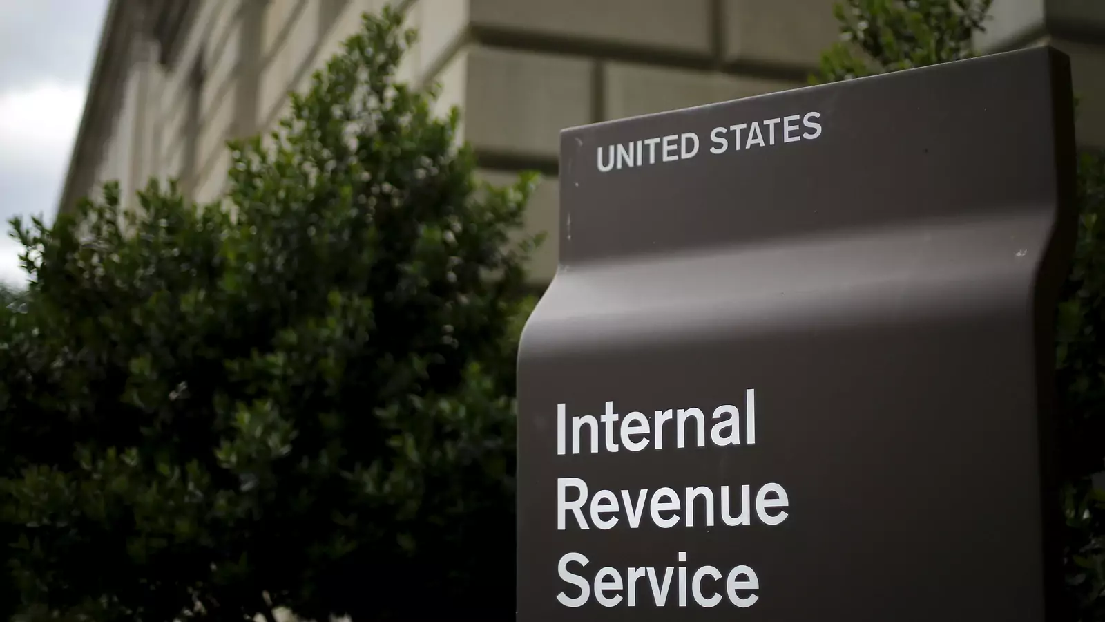 Outside the U.S. Internal Revenue Service (IRS) building in Washington, DC.