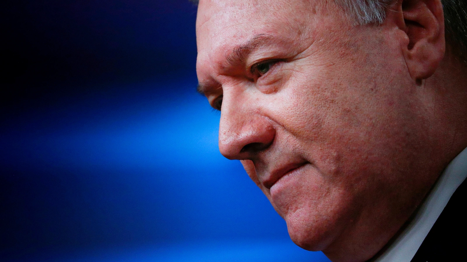 U.S. Secretary of State Mike Pompeo delivers remarks during a news conference in the Press Briefing Room at the State Department in Washington, U.S., January 7, 2020.