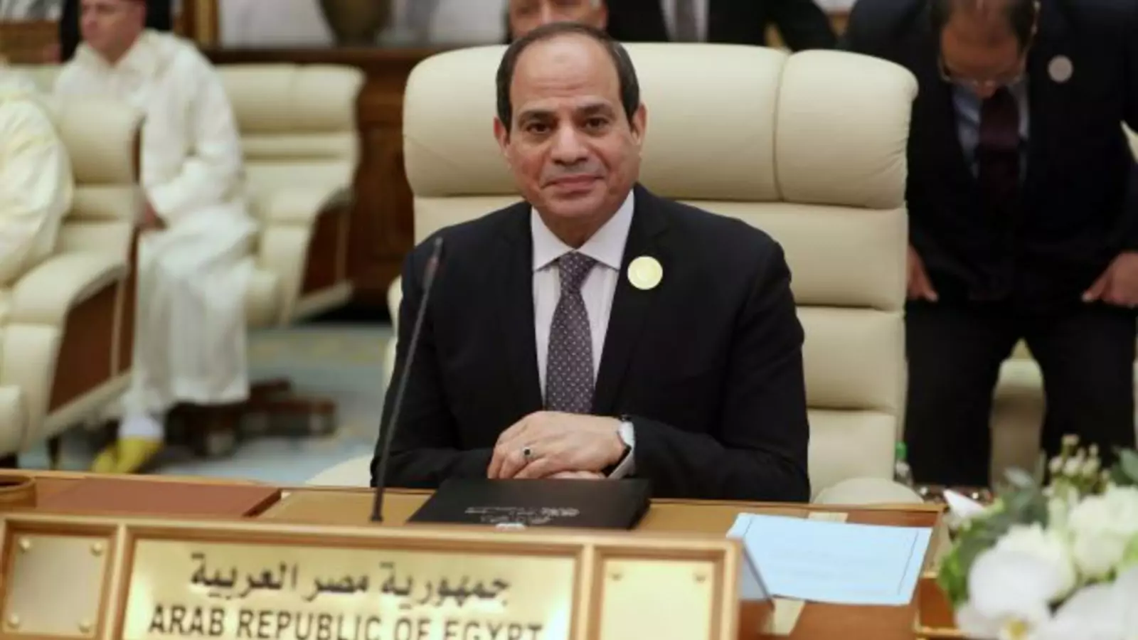 Egyptian President Abdel Fattah al-Sisi attends the Arab summit in Mecca, Saudi Arabia, May 31, 2019.