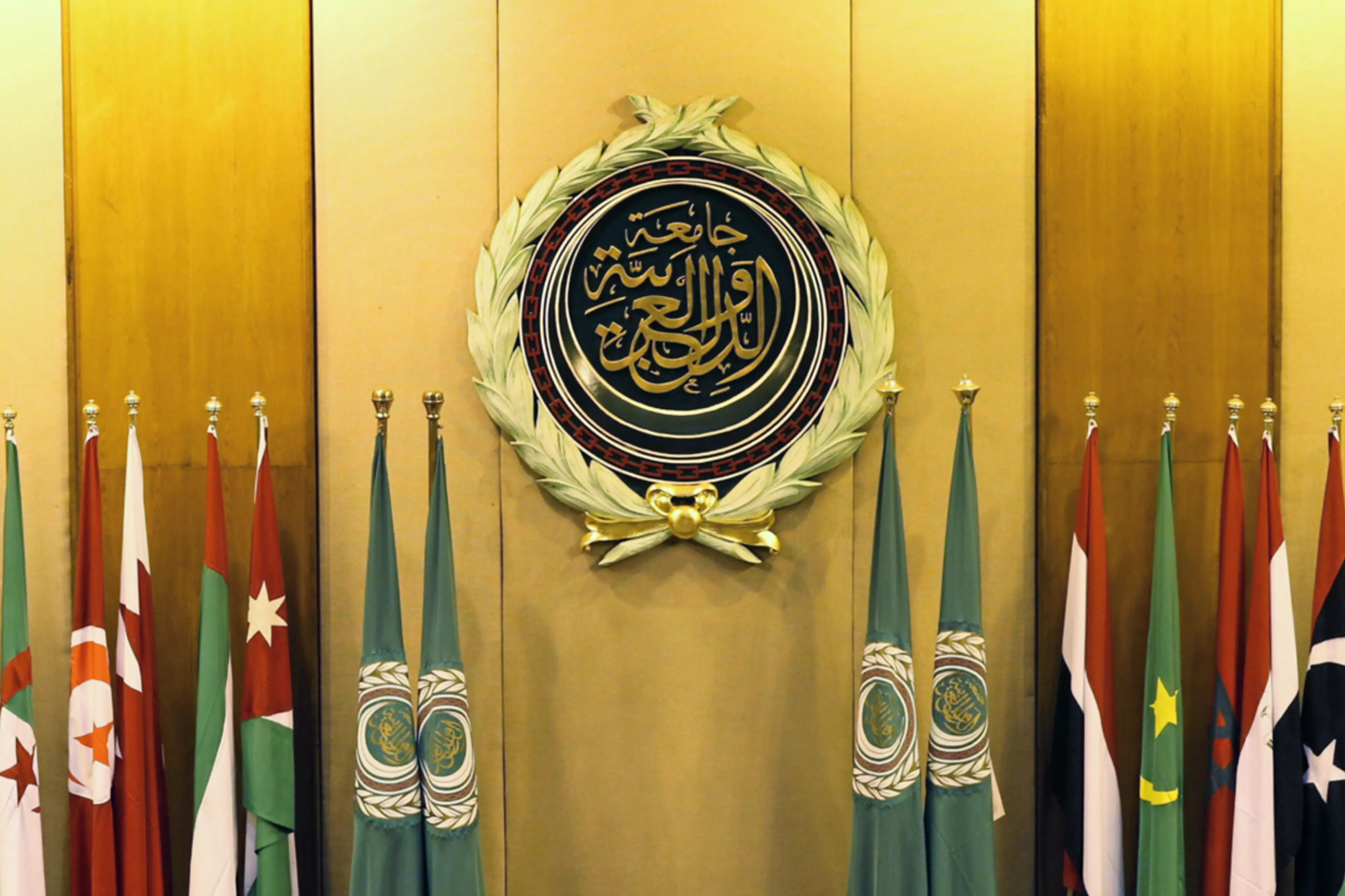 Deletes meet for  the annual meeting at the Arab League headquarters in Cairo in 2016.