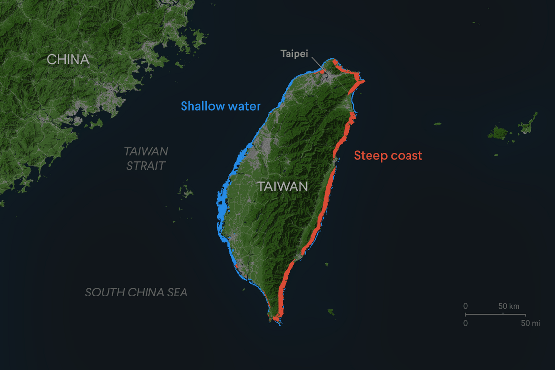 Why China Would Struggle to Invade Taiwan