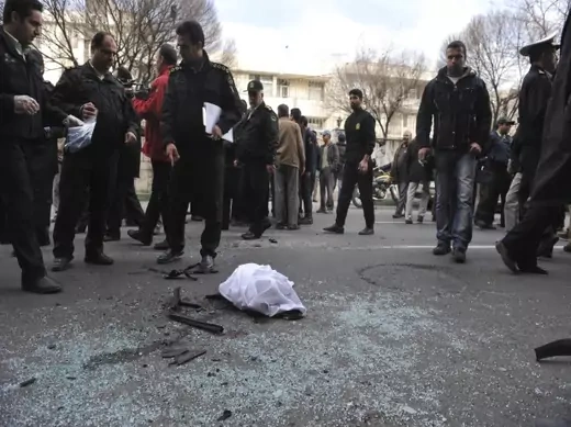 Bomb blast Tehran