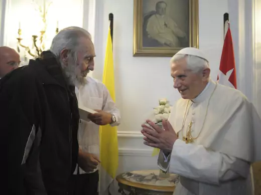 Fidel Castro and Pope Benedict XVI