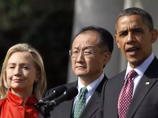 U.S. President Obama introduces Dartmouth College President Jim Yong Kim as his nominee to be the next president of the World Bank, in Washington