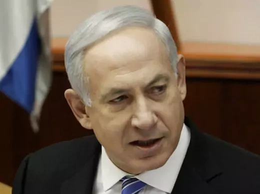 Israel's prime minister Benjamin Netanyahu speaks during the weekly cabinet meeting in Jerusalem on May 7, 2012 (Gali Tibbon/Courtesy Reuters). 