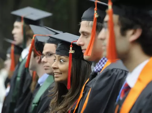 Graduates in the Class of 2012 take part in commencement exercises at the California Institute of Technology in Pasadena, California (Phil McCarten/Courtesy Reuters). 