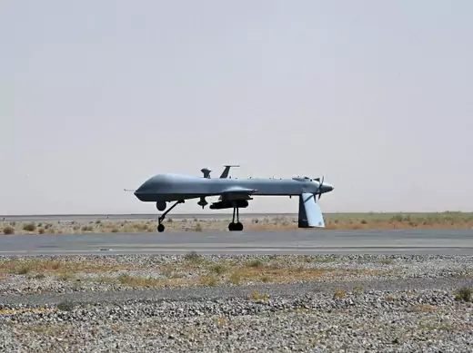 Armed drone Afghanistan