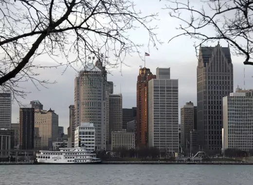 The skyline of Detroit (Rebecca Cook/Courtesy Reuters).