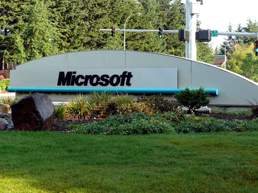 Microsoft's campus in Redmond, Washington (david_jones/Flickr).