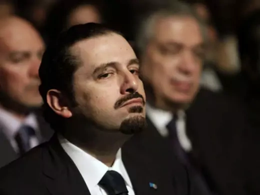 Former Lebanese prime minister Saad Hariri (Eid/Courtesy Reuters).