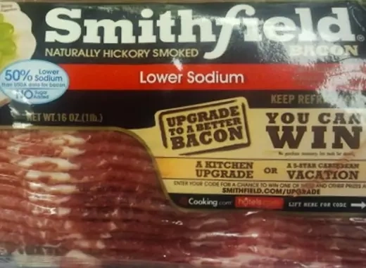 A package of Smithfield Bacon (daves cupboard/Flickr).