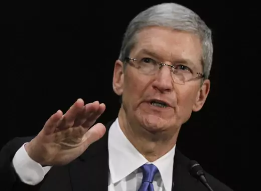 Apple CEO Tim Cook testifies before the Senate Permanent Subcommittee on Investigations on May 21, 2013 (Jason Reed/Courtesy Reuters).