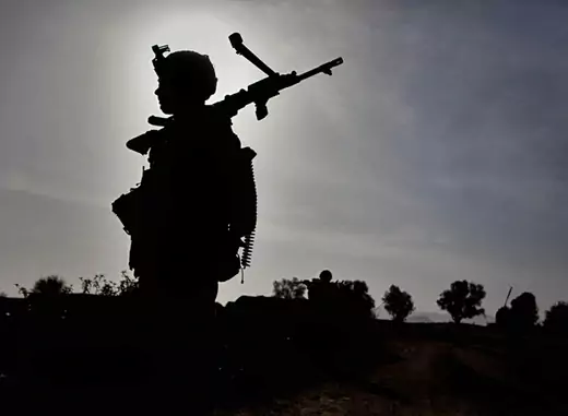 U.S. Marines on patrol in Helmand province, Afghanistan (Courtesy USMC).