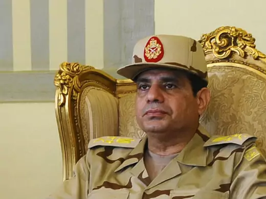 Egypt's Defense Minister Abdel Fattah al-Sisi (Courtesy Reuters). 