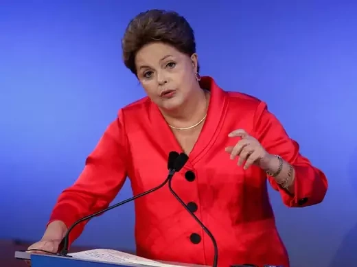 Dilma Rousseff, President of Brazil, delivers a speech at the Brazil Infrastructure Opportunity event in New York, September 25, 2013. Rousseff is in New York for the United Nations General Assembly. (Chip East/Courtesy Reuters)