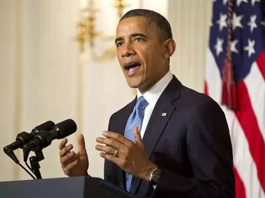 President Barack Obama speaks on November 23, 2013 about the nuclear deal with Iran. (Joshua Roberts/Courtesy Reuters) 