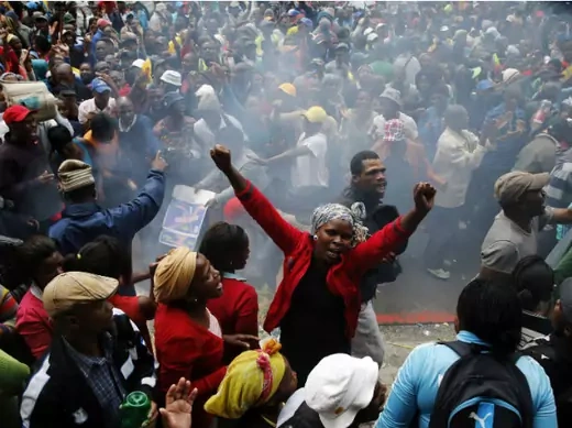 Africa - Protests in Cape Town