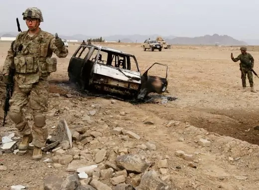 U.S. Soldier in Afghanistan