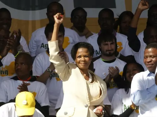 Anti-apartheid activist Mamphela Ramphele launches her new political party "Agang" to challenge South Africa's ruling African National Congress (ANC) in Pretoria, June 22, 2013. (Mike Hutchings/Courtesy Reuters)