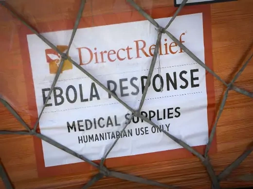 ebola response sign