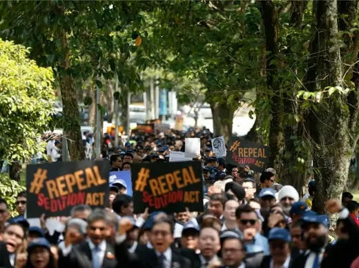 malaysia lawyer protest march